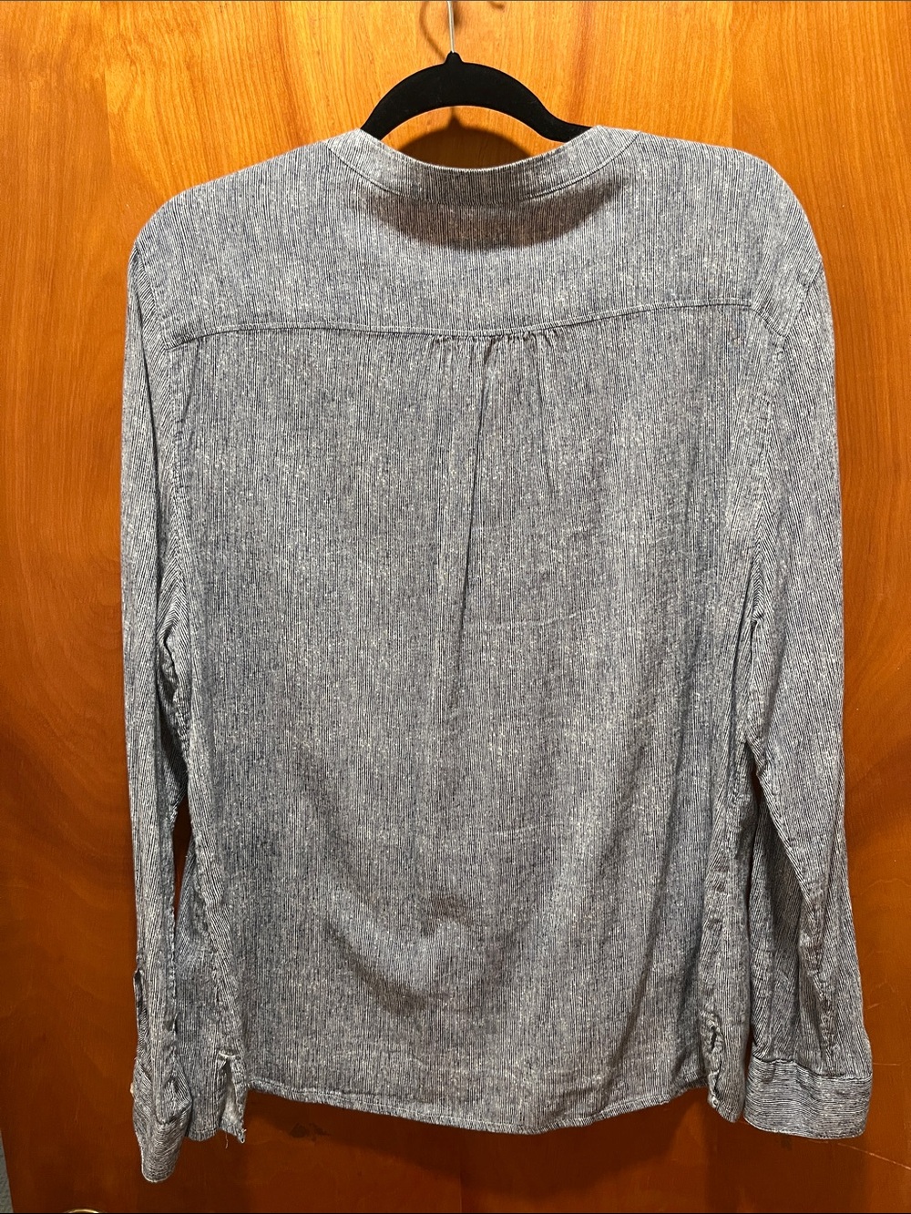 Carve Designs Blue striped Henley Tunic Top - Picture 3 of 3